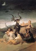 Francisco Goya L-Aquelarre oil painting reproduction